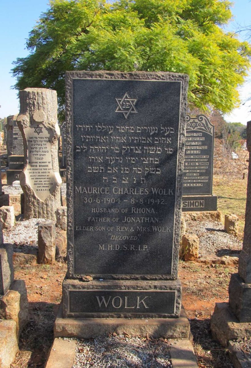 WOLK Maurice Charles 1904-1942