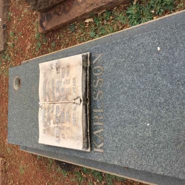 KARLSSON Axel Alfrid 1886-1937 &amp; Amelia Louisa 1893-1956