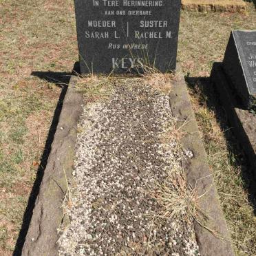 KEYS Sarah L. :: KEYS Rachel M.