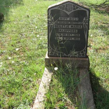 KLOPPERS Heiletje Maria 1926-1933