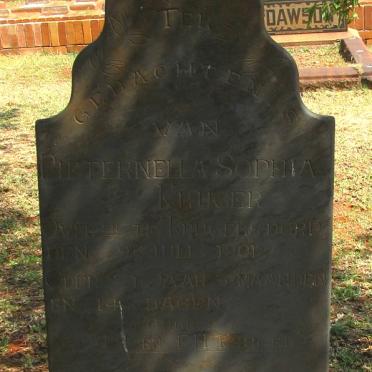 KRUGER Pieternella Sophia -1901