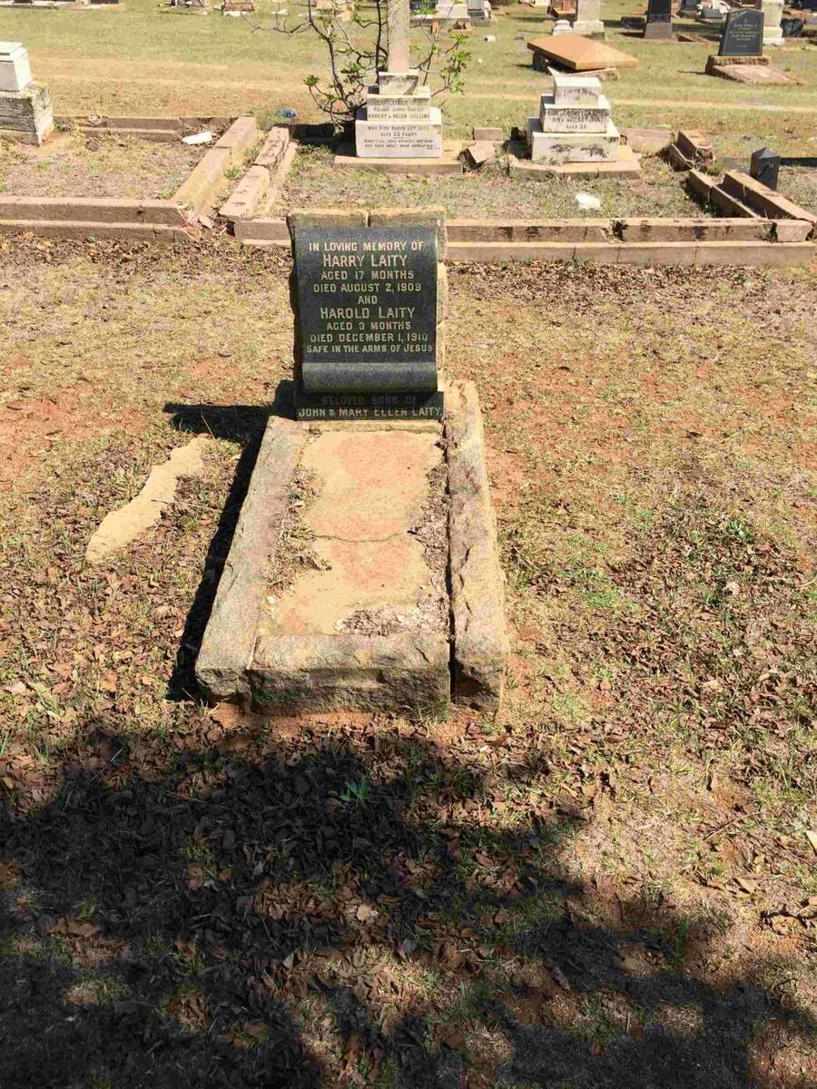 LAITY Harry -1909 :: LAITY Harold -1910