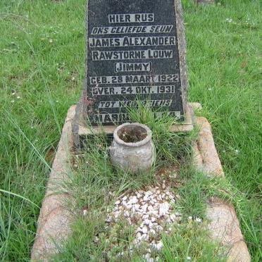 LOUW James Alexander Rawstorne 1922-1931