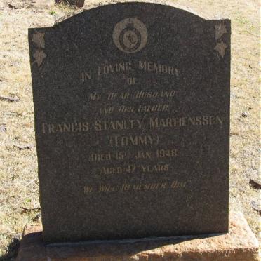 MARTIENSSEN Francis Stanley -1948