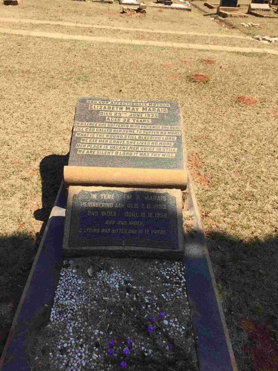 MARAIS M.P. 1893-1958 &amp; Elizabeth May -1935