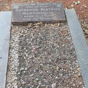 MARTINAGLIA Catherine Beatrice 1879-1942