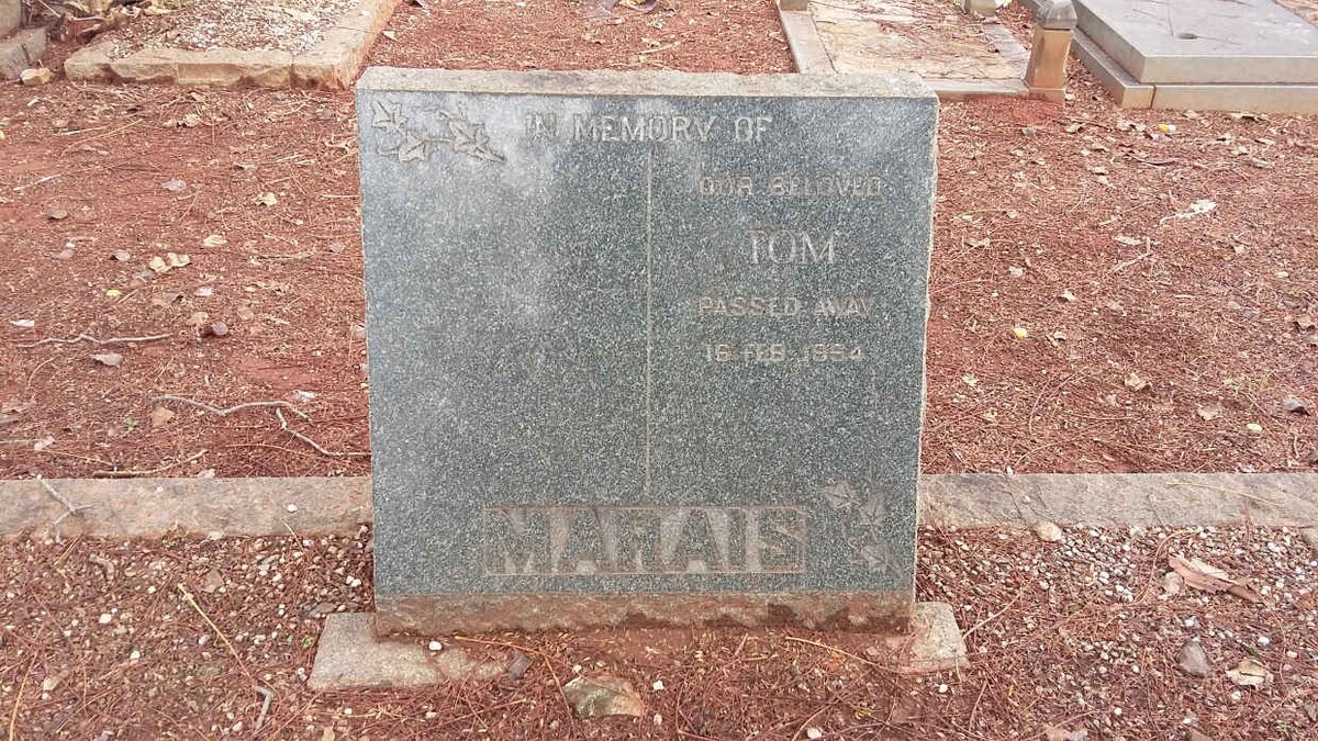 MARAIS Tom -1954