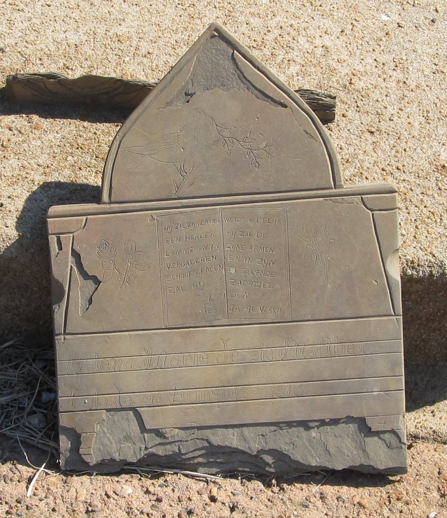 MATTHEWS ? Marie Jessie 1913-19?4