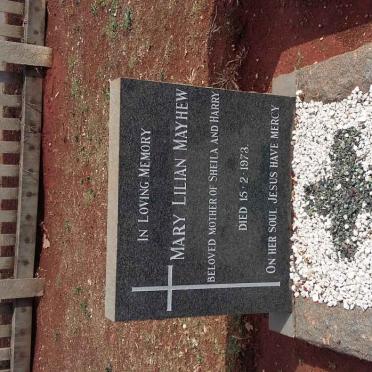 MAYHEW Mary Lilian -1973