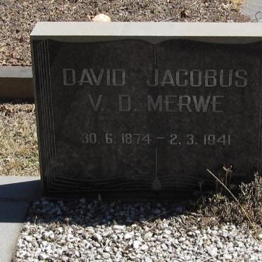 MERWE David Jacobus, v.d. 1874-1941