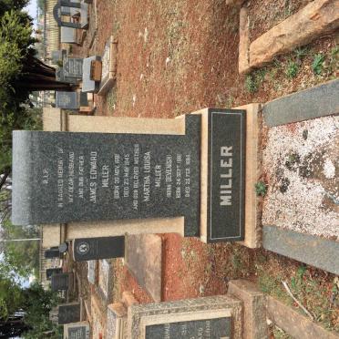 MILLER James Edward 1881-1945 &amp; Martha Louisa DEVENISH 1881-1965