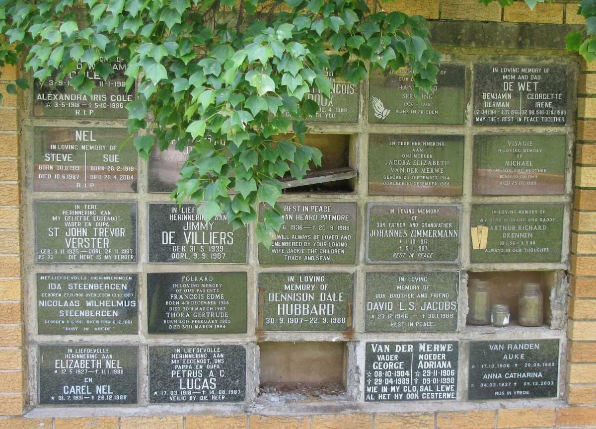 16. Memorial wall