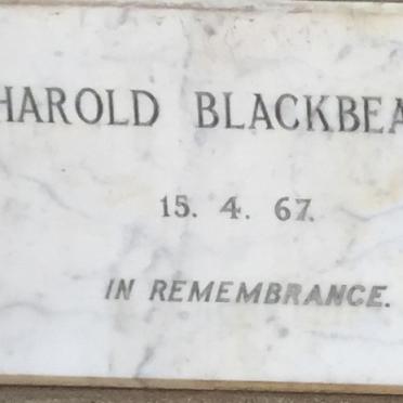 BLACKBEARD Harold -1967