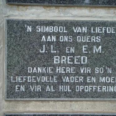 BREED J.L. &amp; E.M.