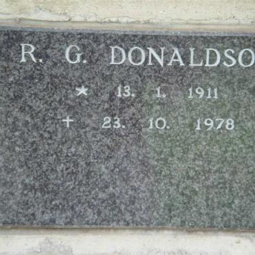 DONALDSON R.G. 1911-1978