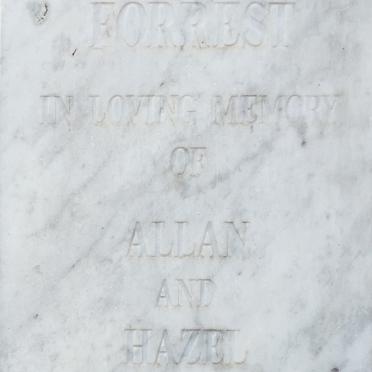 FORREST Allan &amp; Hazel