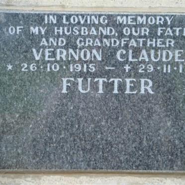 FUTTER Vernon Claude 1915-1982