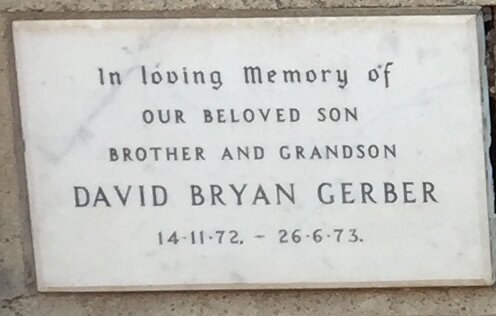 GERBER David Bryan 1972-1973