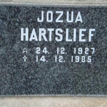 HARTSLIEF Jozua 1927-1985