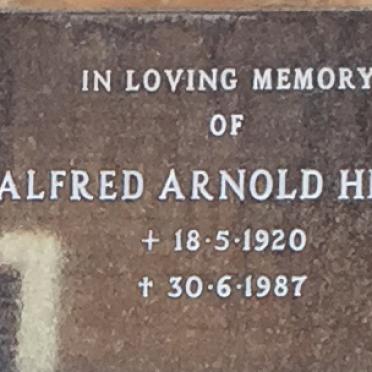 HIGGS Alfred Arnold 1920-1987