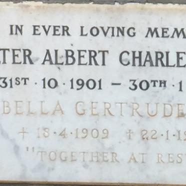 HAYES Walter Albert Charles 1901-1969 &amp; Isabella Gertrude 1909-1980