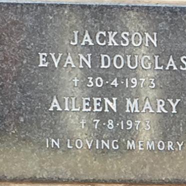 JACKSON Evan Douglas -1973 &amp; Aileen Mary -1973