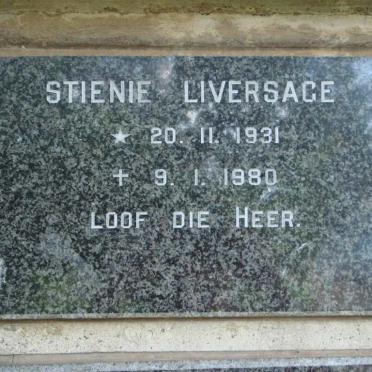 LIVERSAGE Stienie 1931-1980