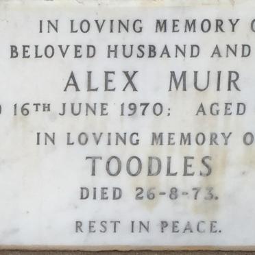 MUIR Alex -1970 &amp; Toodles -1973