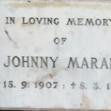 MARAIS Johnny 1907-1967