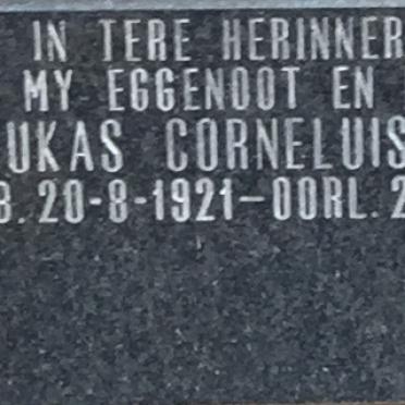 NEL Lukas Corneluis 1921-1970