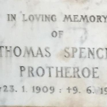 PROTHEROE Thomas Spencer 1909-1966