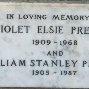 PRESTON William Stanley 1905-1987 &amp; Violet Elsie 1909-1968