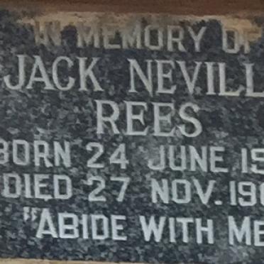 REES Jack Neville 1904-1967