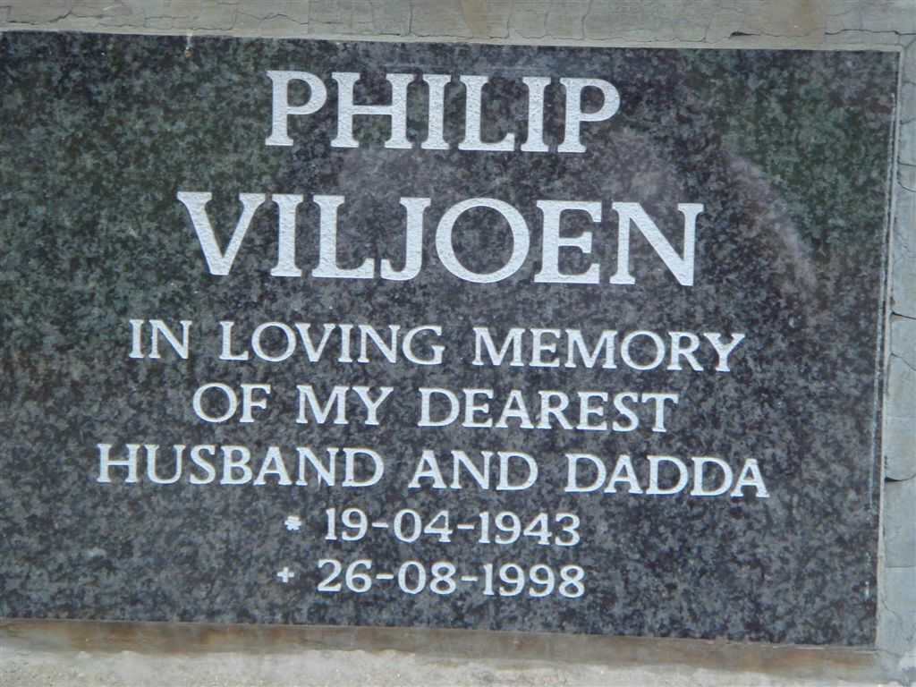 VILJOEN Philip 1943-1998
