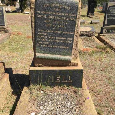 NELL Sarel Johannes J. -1932