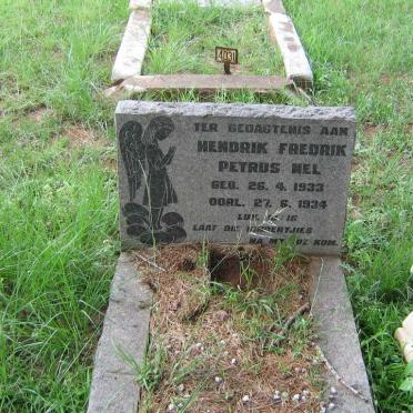 NEL Hendrik Frederik Petrus 1933-1934