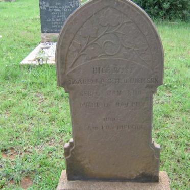 NIEKERK Izabella G.M., v. 1910-1918