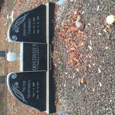 OOSTHUIZEN Pieter Marthinus 1882-1941 &amp; Johanna Catherina 1889-1965