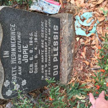 PLESSIS Jopie, du 1945-1951