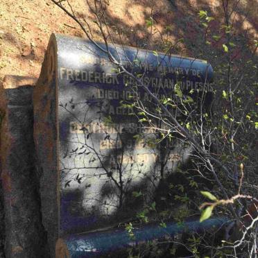 PLESSIS Frederick Christiaan, du -1932 &amp; Gertrude Susanna -193?