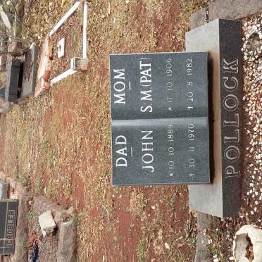 POLLOCK John 1889-1970 &amp; S.M. 1906-1982