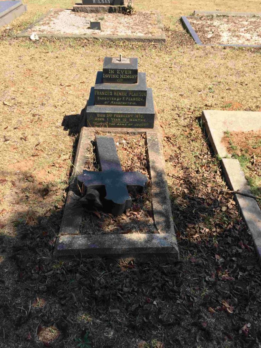 PEARSON Frances Henrie -1910