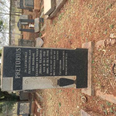 PRETORIUS Johan Hendrik 1910-1940