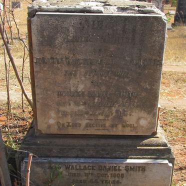 SMITH Wallace Daniel -1908 &amp; Johanna Magreta Muller DE VILLIERS 1870-1894 :: SMITH Harold Charlton -1914