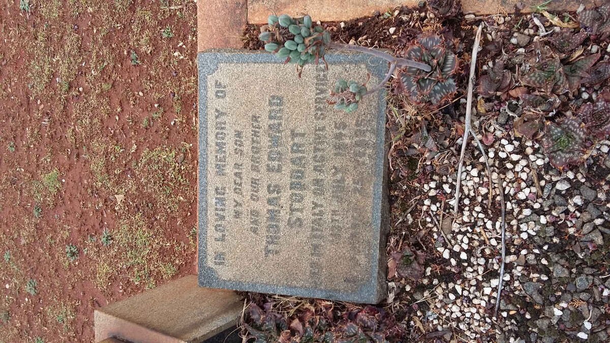 STODDART Thomas Edward -1945