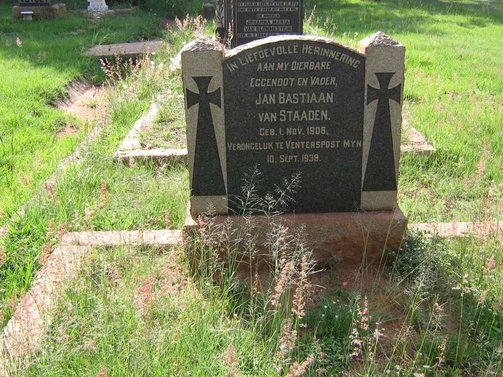 STAADEN Jan Bastiaan, van 1906-1938