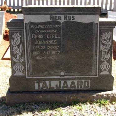 TALJAARD Christoffel Johannes 1907-1947