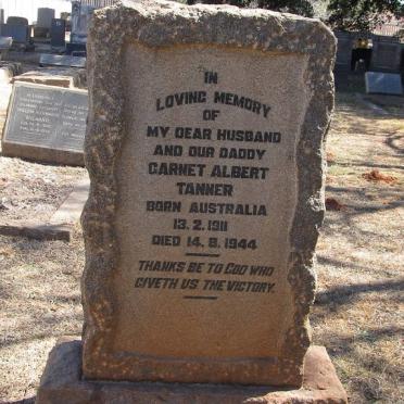 TANNER Garnet Albert 1911-1944