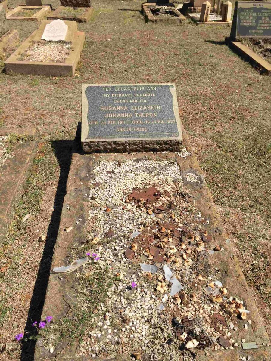 THERON Susanna Elizabeth Johanna 1911-1957