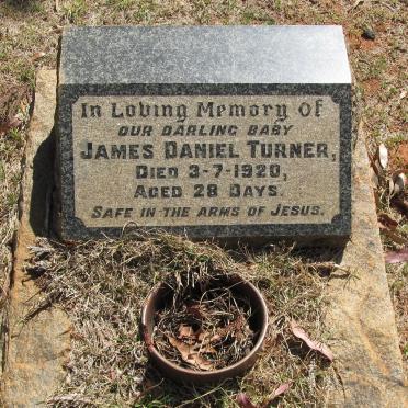 TURNER James Daniel -1920